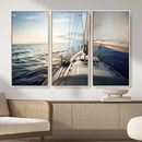 Sailboat Wall Art Canvas Print, Ocean Sunset Sailing Framed by MyGreatCanvas | Canvas Wall Art Prints | Photo Prints & Wall Decor