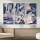 Playing Cards Canvas Wall Art | Casino Game Room Decor, by MyGreatCanvas | Canvas Wall Art Prints | Photo Prints & Wall Decor