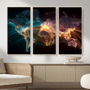World Map and Global Flight Routes Map Canvas Wall Art, Worldwide Aviation Network Print, International Air Travel Wall Decor by MyGreatCanvas | Canvas Wall Art Prints | Photo Prints & Wall Decor