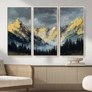 Abstract Mountain Wall Art Canvas Print Modern Landscape Painting Print by MyGreatCanvas | Canvas Wall Art Prints | Photo Prints & Wall Decor