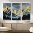 Abstract Mountain Wall Art Canvas Print Modern Landscape Painting Print