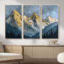 Abstract Mountain Wall Art Canvas Print Modern Landscape Painting Print by MyGreatCanvas | Canvas Wall Art Prints | Photo Prints & Wall Decor