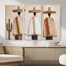 Mexican Wall Art Canvas Print, Southwestern Sombrero Poncho Painting, Neutral Earthy Boho Decor, Fiesta Living Room Art, Impasto Style Print by MyGreatCanvas | Canvas Wall Art Prints | Photo Prints & Wall Decor