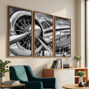 Vintage Antique Airplane Wall Art Canvas Print