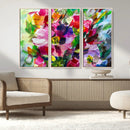 Oil Flower Abstract Canvas Print by MyGreatCanvas | Canvas Wall Art Prints | Photo Prints & Wall Decor
