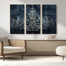 Dark Chandelier Wall Art Canvas Print by MyGreatCanvas | Canvas Wall Art Prints | Photo Prints & Wall Decor