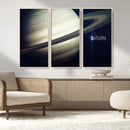 Framed Saturn Wall Art Canvas Print