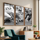 American Football Player Wall Art Canvas Print