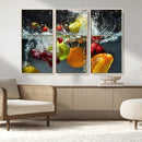Kithen Vegetables World Wall Art Canvas Print