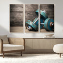 Dambell and Sport Wall Art Canvas Print by MyGreatCanvas | Canvas Wall Art Prints | Photo Prints & Wall Decor