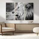 Lion Wall Art Canvas Print – Framed Majestic Wildlife by MyGreatCanvas | Canvas Wall Art Prints | Photo Prints & Wall Decor