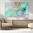 Colorful Marble Fluid Effect Canvas Wall Art Print by MyGreatCanvas | Canvas Wall Art Prints | Photo Prints & Wall Decor