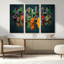 Colorful Spices Canvas Wall Art – Vibrant Kitchen Decor by MyGreatCanvas | Canvas Wall Art Prints | Photo Prints & Wall Decor