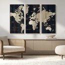 World Map Canvas Print – Detailed Map of the World Wall Art by MyGreatCanvas | Canvas Wall Art Prints | Photo Prints & Wall Decor