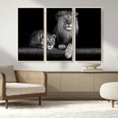 Lion Family Wall Art Canvas Print – Framed Majestic Wildlife by MyGreatCanvas | Canvas Wall Art Prints | Photo Prints & Wall Decor