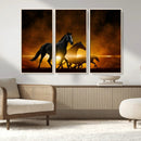 Horse Wall Art Canvas Print, Multi Panel Animal Canvas Print