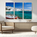Santorini Wall Art Canvas Print by MyGreatCanvas | Canvas Wall Art Prints | Photo Prints & Wall Decor