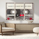 Music Cassette Iconic Wall Art Canvas Print by MyGreatCanvas | Canvas Wall Art Prints | Photo Prints & Wall Decor