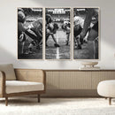 American Football Wall Art Canvas Print Framed Stadium Sport