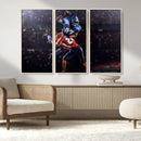 American Football Wall Art Canvas Print, Stadium Sport Wall
