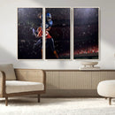 American Football Wall Art Canvas Print, Stadium Sport Wall