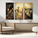Last Supper Wall Art Canvas Print, Framed Jesus Painting Art