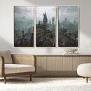Disney Castle Wall Art Canvas Print, Living Kids Home Room