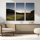 Oregon Ducks Football Team Print - Eugene Autzen Stadium