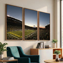 Oregon Ducks Football Team Print - Eugene Autzen Stadium