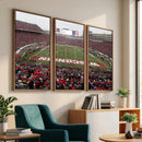 Wisconsin Badgers Team Print Canvas - Madison Camp Randall
