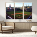 Colorado Rockies Coors Field Wall Art Canvas Print - MLB