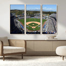 Los Angeles Dodgers Dodger Stadium Wall Art Canvas Print -