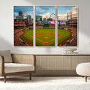 St. Louis Cardinals Baseball Team Print - Busch Stadium Wall