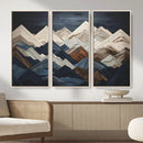 Mountain Wall Art – Modern Abstract Landscape Canvas Print