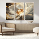 Abstract Floral Wall Art Canvas Print