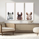 Horse Wall Art - Minimalist Horse Triptych Wall Art – Modern by MyGreatCanvas | Canvas Wall Art Prints | Photo Prints & Wall Decor