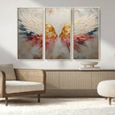 Golden Angel Wings Wall Art Canvas Print – Stunning Abstract by MyGreatCanvas | Canvas Wall Art Prints | Photo Prints & Wall Decor
