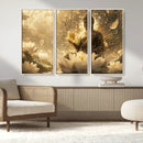 Golden Buddha Wall Art | Yoga Room Decor and Meditation Room by MyGreatCanvas | Canvas Wall Art Prints | Photo Prints & Wall Decor