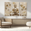 Serene Buddha Wall Art | Yoga Room Decor and Meditation Wall