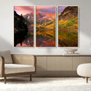 Colorado Rockies Mountain Sunset Wall Art | Ready to Hang by MyGreatCanvas | Canvas Wall Art Prints | Photo Prints & Wall Decor