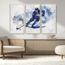 Hockey Player Wall Art Canvas Print - Sports-Inspired