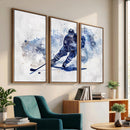 Hockey Player Wall Art Canvas Print - Sports-Inspired