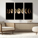 Phases of the Moon Wall Art | Canvas Print for Modern Wall by MyGreatCanvas | Canvas Wall Art Prints | Photo Prints & Wall Decor