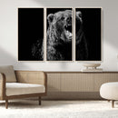 Bear Canvas Print | Wildlife Wall Art for Cabin Decor |