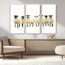 Farmhouse Wall Art Sheep Print | Ready to Hang Framed Canvas by MyGreatCanvas | Canvas Wall Art Prints | Photo Prints & Wall Decor