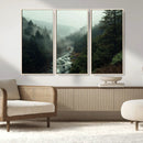 Misty Forest Wall Art | Ready to Hang and Framed | Tranquil