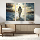 Jesus Walking on Water Wall Art | Canvas Print | Ready to