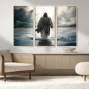 Jesus Walking on Water Wall Art | Canvas Print | Ready to