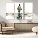 Watercolor Jesus Walking on Water Canvas Print, Christian by MyGreatCanvas | Canvas Wall Art Prints | Photo Prints & Wall Decor
