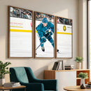 San Jose Sharks Ice Hockey Player Wall Art Canvas Print